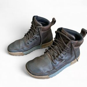 Lems Boulder Summit Waterproof Boots Rugged Bark Brown 8/9.5